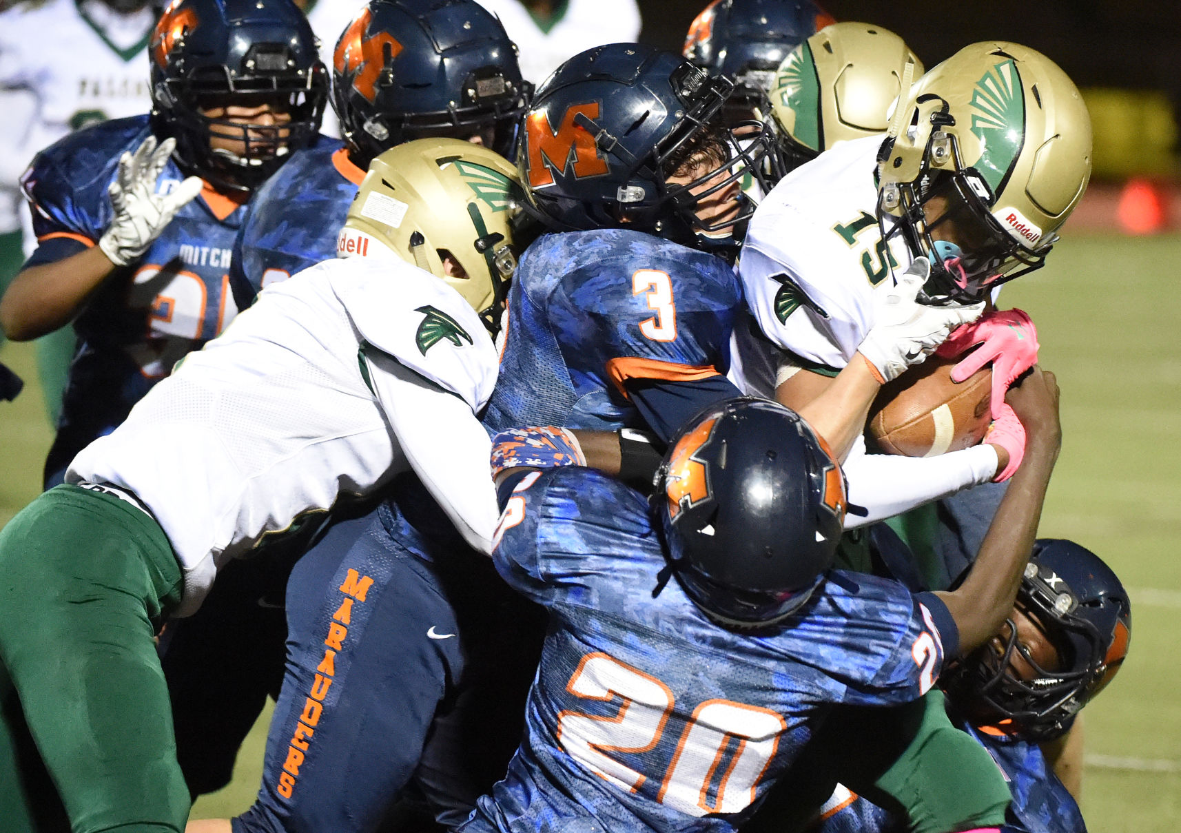 PHOTOS: Mitchell Marauders (7) Falcon High School Falcons (41)